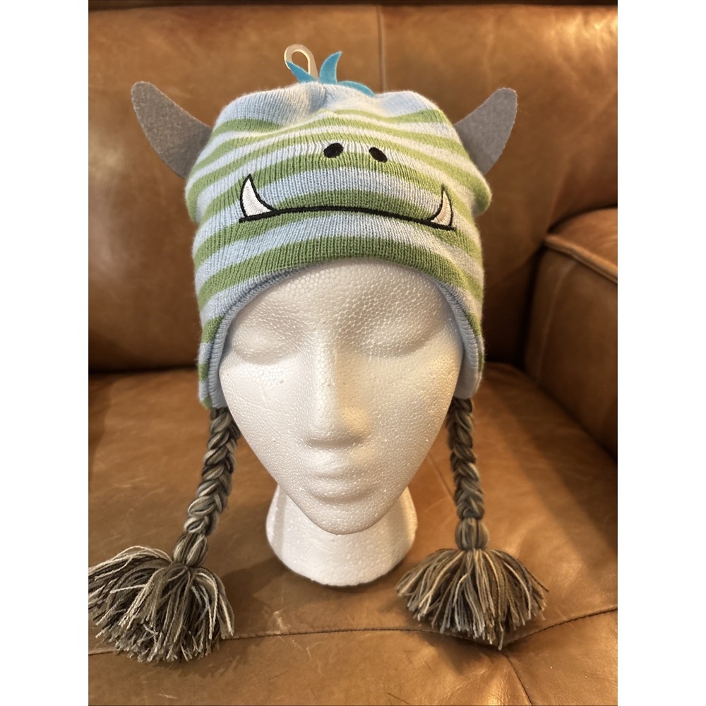 Stephan Baby Soft Plush Monster Hat One Size